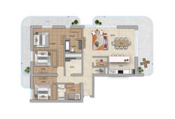 3 bedroom apartment